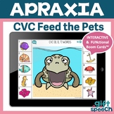 Apraxia CVC Words Feed the Ocean Animals Final Consonant Deletion