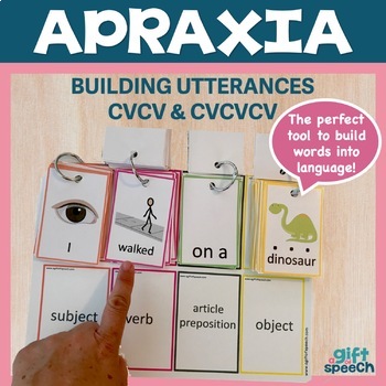 Preview of Apraxia CVCV & CVCVCV Building Utterances Activities for CAS and Articulation