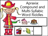 Apraxia: Compound and Multisyllabic Word Riddle Activity