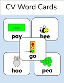 Apraxia Early Consonant-Vowel Word Shape Cards