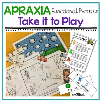 Preview of Apraxia Functional Phrases: Take It to Play