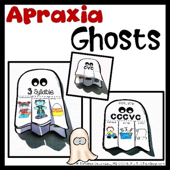 Preview of Apraxia Ghosts: Ghost Crafts for Apraxia