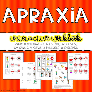Preview of Apraxia Interactive Workbook!