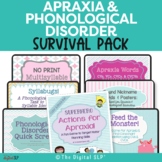 Apraxia & Phonological Disorder Survival Pack Bundle
