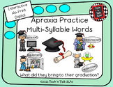 Apraxia Practice - Multi-Syllable Words
