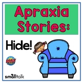Apraxia Stories: Hide!  Interactive Digital BOOM CARDS™ Deck