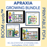 Apraxia of speech CAS BUNDLE Printables and BOOM CARDS