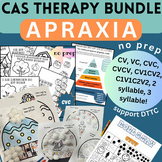 Apraxia speech therapy bundle, CV VC CVC CVCV multisyllabi