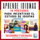 Aprende Idiomas posters Learn Languages English & Spanish Posters