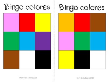 Aprende Los colores español Learn the colors Spanish and bilingual