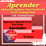 Aprender - Spanish Regular -ER Past Preterite Verb Conjuga