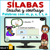 Aprender a leer primeras palabras en español | Google Slid