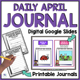 April 1st Grade Journal Writing | Easter Spring Writing Pr