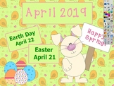 April 2021 Activboard Calendar (updated to 2021)