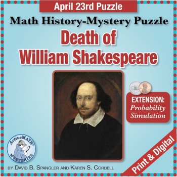 Preview of April 23 Math & Literature Puzzle: William Shakespeare | Daily Mixed Review