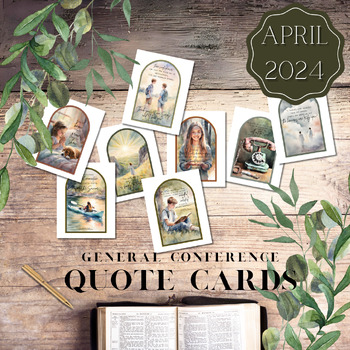 Preview of April '24 General Conference Quote Cards