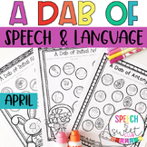 April: A Dab of Speech and Language {NO PREP}