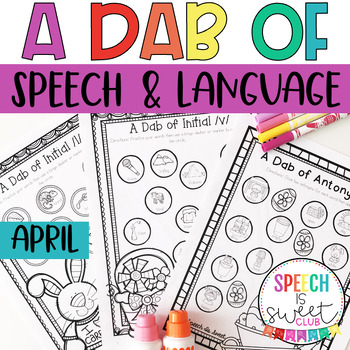 Preview of Easter and Spring Speech Therapy Activities | Articulation, Language, & Fluency
