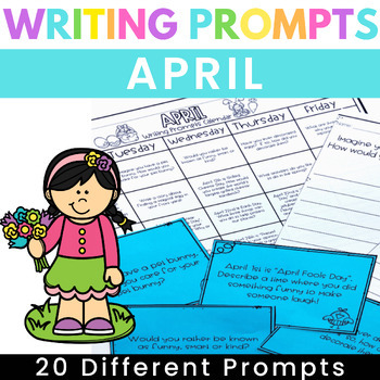 Spring Writing Prompts I Journal Activities I April Writing Center I ...