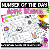 Spring Place Value Worksheets - April Activities Number of
