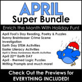 April Activities | Spring STEM | Easter Activities | Crime Scene Investigation