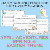 April Adventures: Daily Writing Prompts Pack (Spring, East