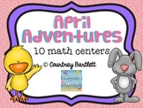 April Adventures math centers