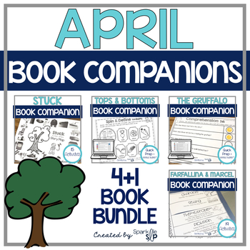 Preview of April Book Companion Bundle | Speech and Language Therapy