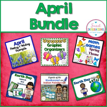 Preview of April Bundle with Earth Day and Spring Activities