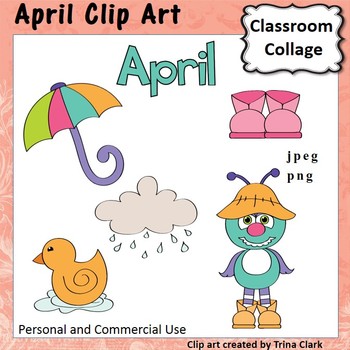 april calendar clip art