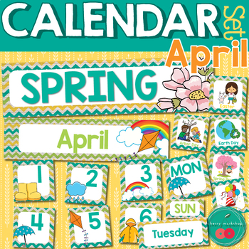 Preview of April Calendar Numbers