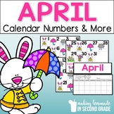 April Calendar Numbers & More