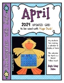 April Calendar update 2024