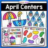 April Centers | Jelly Bean Math | Spring Math and Literacy
