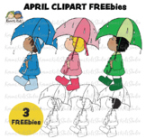 April Clipart FREEbies (Karen's Kids Clipart)