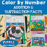  Math Facts Color Sheets Coloring Pages Pet Animals Additi