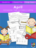 April Communication Folder and Homework Packet