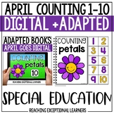 April Counting to 10 Adapted & Digital Book 