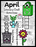 April Craft Literacy Activity - Spring - Earth Day - Recyc