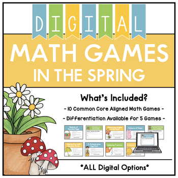 Preview of April: DIGITAL Math Centers in the Spring