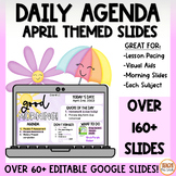 April Daily Agenda Slides | Google Slides™ | April Slides 