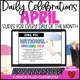 April Daily Celebrations | Daily National Holidays
