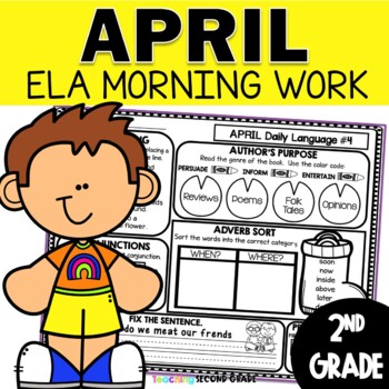 Preview of April Morning Work | 2nd Grade Daily Language
