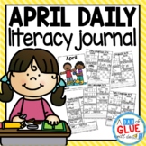 April Daily Literacy Review Journal for Kindergarten