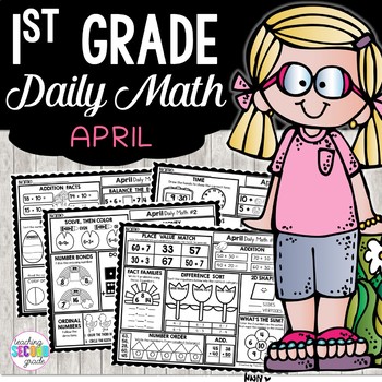 Preview of April Morning Work First Grade