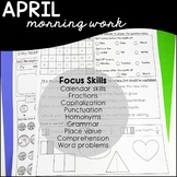 April- Daily Skills Practice / Morning Work Special Education