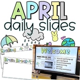 April Daily Slides with Timers