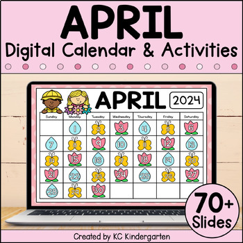 Preview of April Digital Calendar