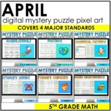 April Digital Mystery Puzzle Pixel Art Bundle | Earth Day 
