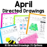 April Directed Drawings with Shapes | Spring